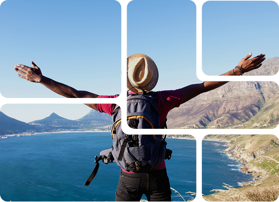 مردی که دست های خود را باز کرد